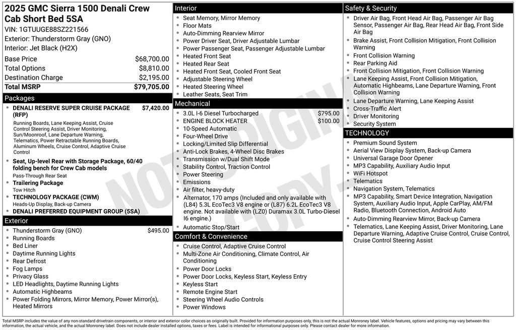 gmc sierra 1500 2025 1GTUUGE88SZ221566 image gmc sierra 1500 2025 1GTUUGE88SZ221566 image
